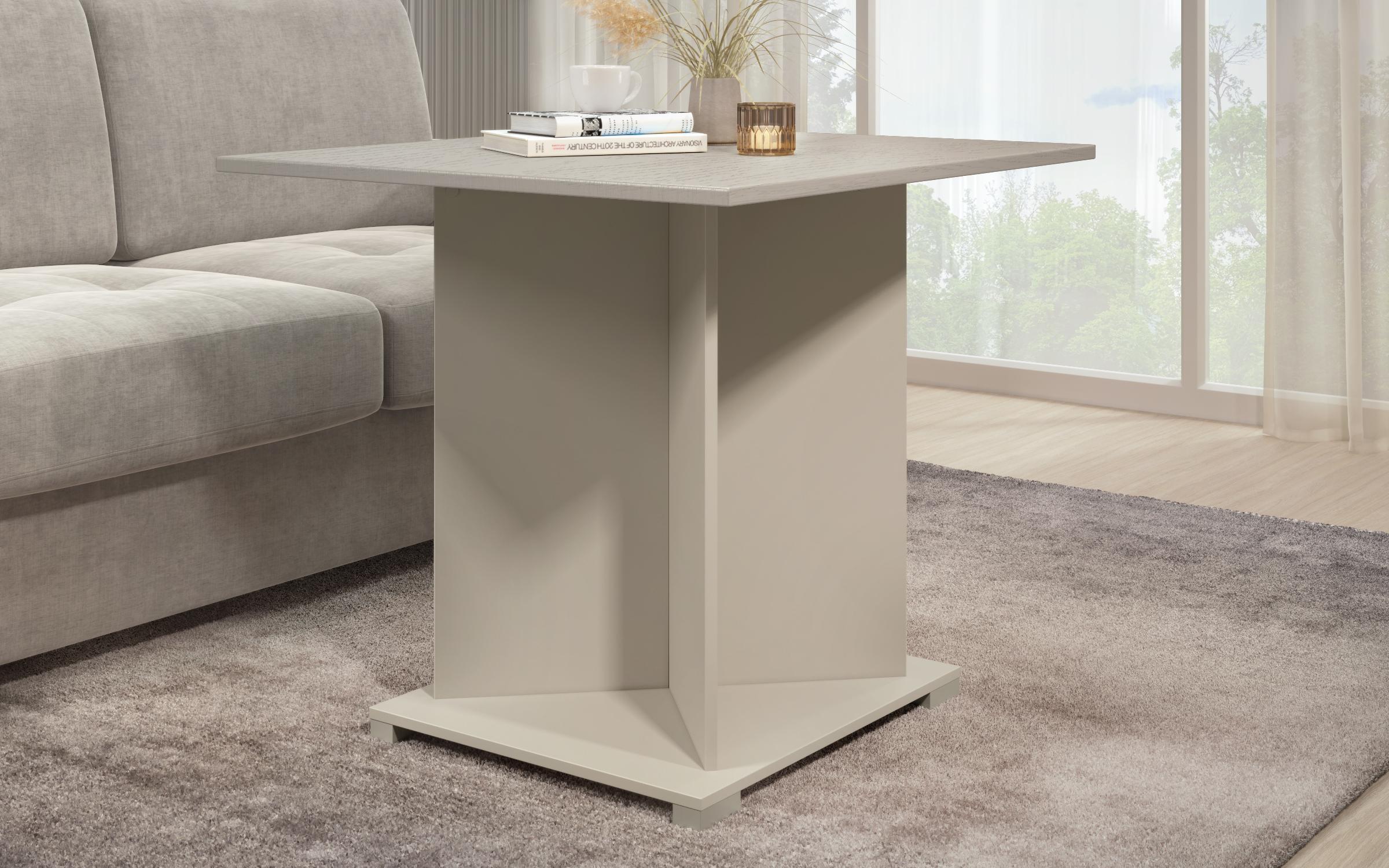 Masuta de cafea Aurea XL + MDF, nisipiu mat + aspen bej  1